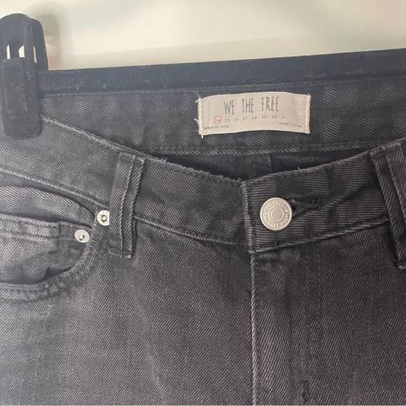 We The Free Raw x Free People Hem Flare Jeans 24 - Picture 2 of 4